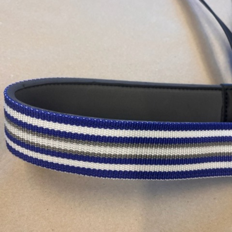 O.Shepherd Web/Elastic Race Breastgirth- Blue/Grey/White-2